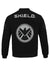 Marvel Heroes Incredible Agent Of S.H.I.E.L.D. Uniform Black Bomber Jacket