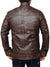 Angus MacGyver Distressed Brown Leather Jacket