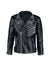 Men's Unique Black Punk Studded Leather Jacket