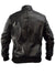 Kevin Ryan Castle Brown Leather Bomber Jacket