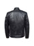 Men's Elegant Black Leather Moto Jacket