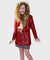 The Christmas Red Leather Coat